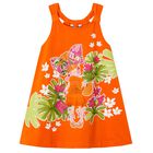 Girls Orange Dress, 2, hi-res