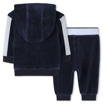 Baby Boys Navy Blue Logo Tracksuit