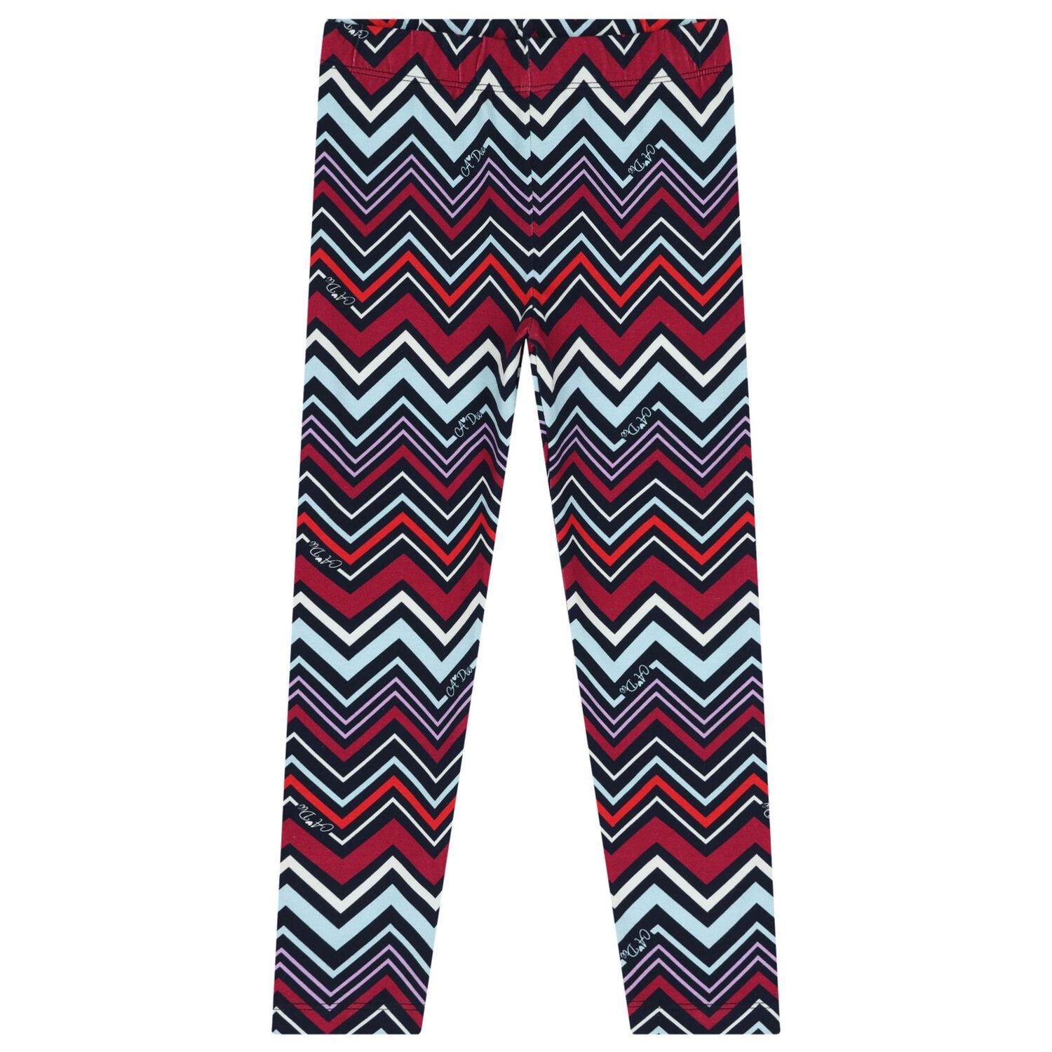 Girls Multi-Coloured Zig Zag Leggings Set, 1, hi-res