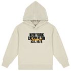Boys Beige Logo Hooded Top, 1, hi-res