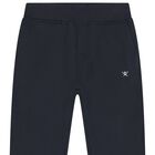 Boys Navy Logo Joggers, 1, hi-res