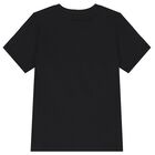 Black Teddy Bear Logo T-Shirt, 4, hi-res