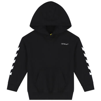 Black Logo Hooded Top