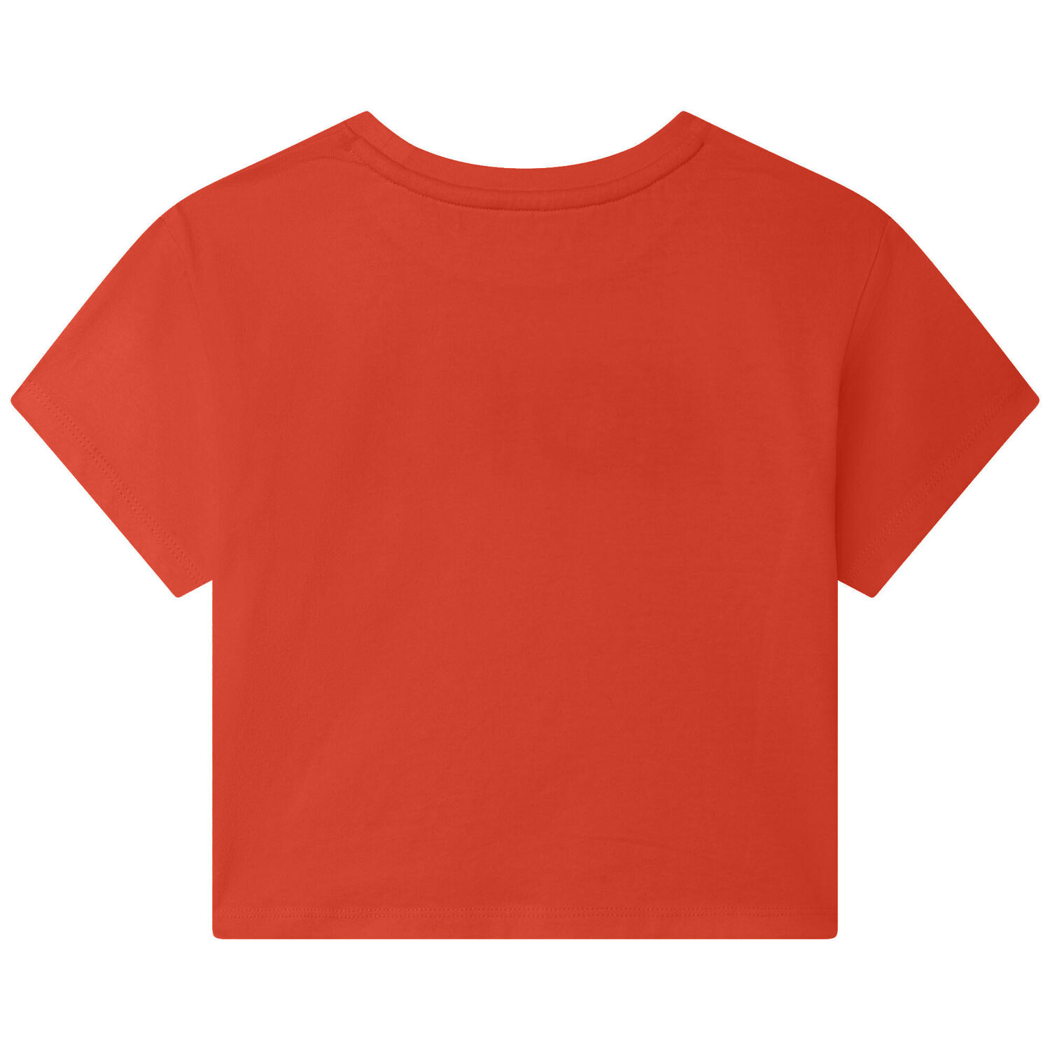 Girls Orange Logo T-Shirt, 4, hi-res image number null