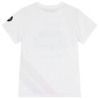 Boys White Logo T-Shirt, 2, hi-res