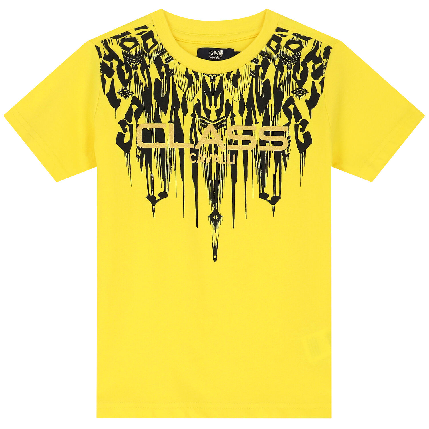 Boys Yellow & Gold Logo T-Shirt, 1, hi-res