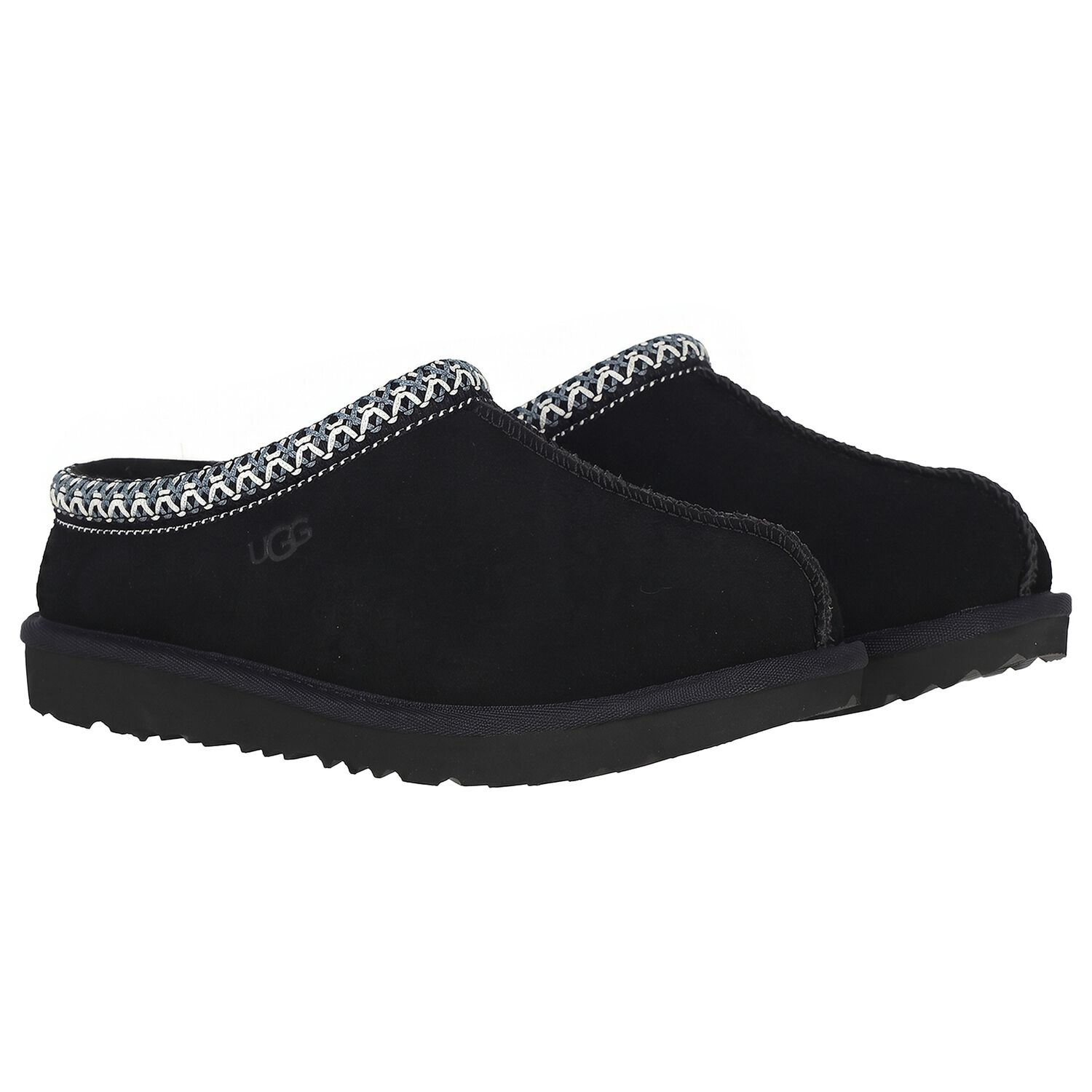 Black Tasman II Suede Mules, 1, hi-res