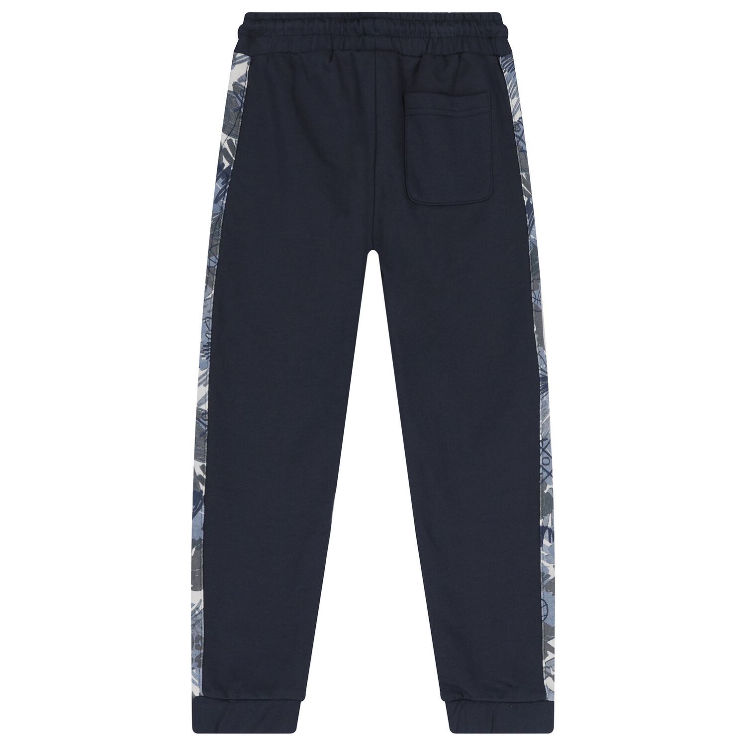 Boys Navy Blue & Blue Tracksuit Set (3 Piece), 1, hi-res