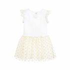 فستان باللون العاجي والذهبي , 1, hi-res