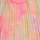 Girls Pink Pleated Dress, 1, hi-res