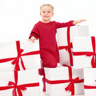 طقم فستان للبنات بطبعه قلب باللون الاحمر , 1, hi-res