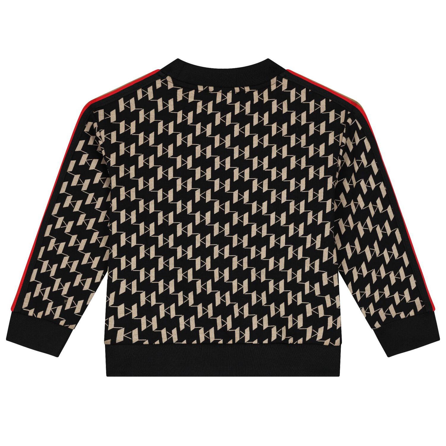 سويت شيرت أولاد بالشعار باللون الأسود, 1, hi-res image number null