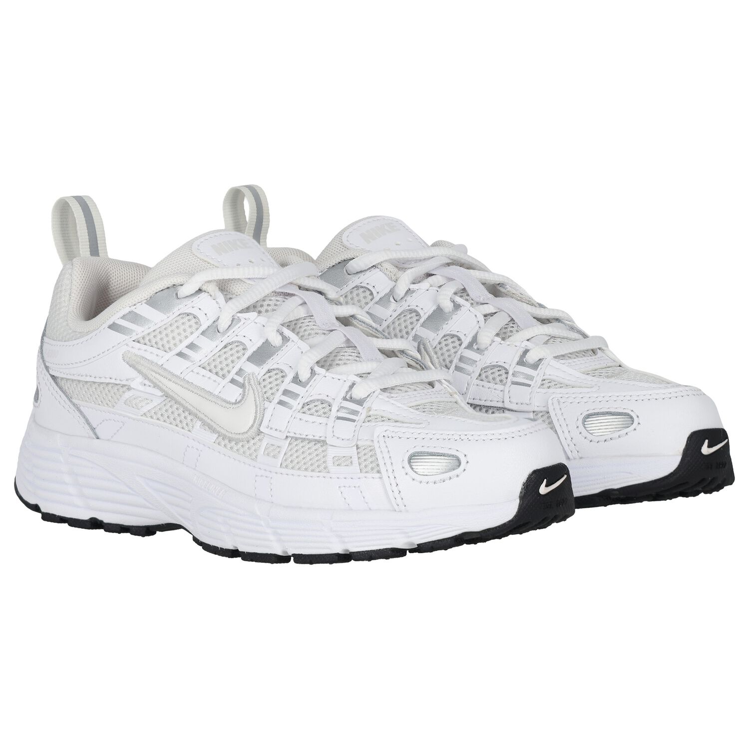 White & Grey P-6000 Trainers, 1, hi-res