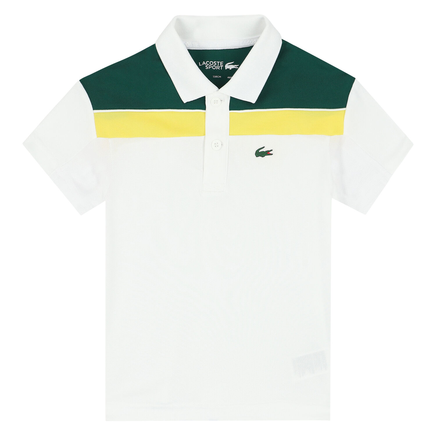 Boys White Logo Polo Shirt, 1, hi-res