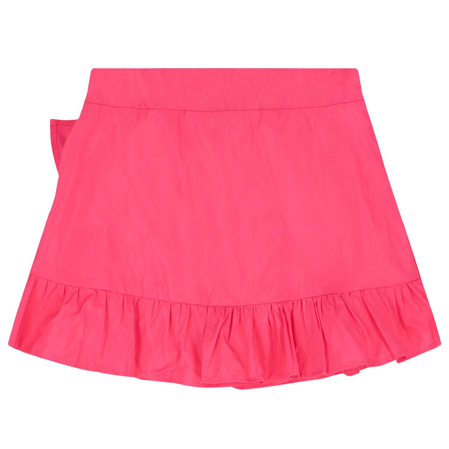 Girls Pink Logo Ruffled Skirt, 1, hi-res
