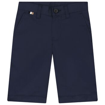 Boys Navy Blue Shorts