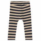 Baby Boys Navy Striped Joggers, 1, hi-res