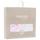 بطانية أطفال باللون الابيض و الاصفر بنقشة منطاد الهواء الساخن, 1, hi-res