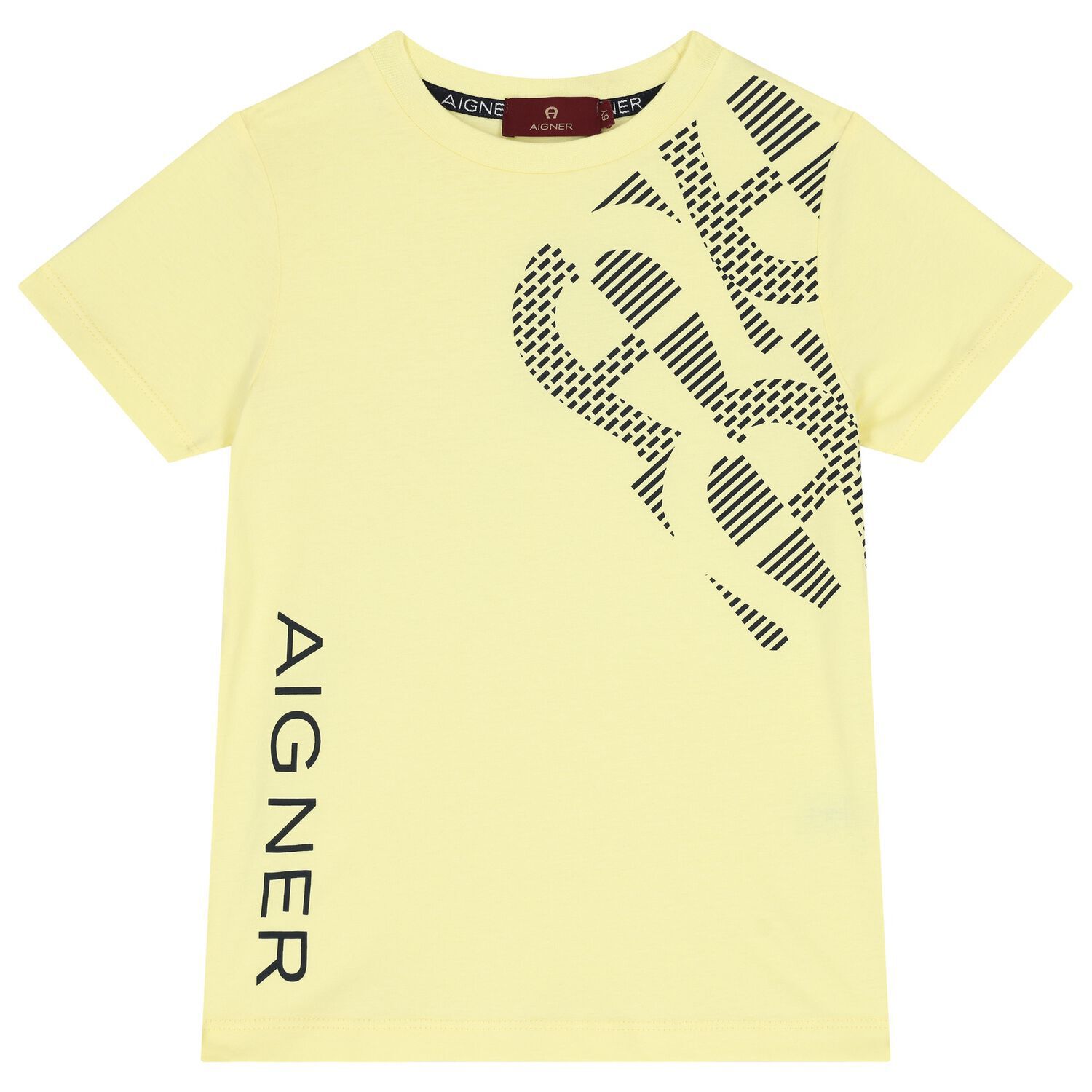Boys Yellow Logo T-Shirt, 3, hi-res image number null