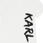 Boys White Logo T-Shirt, 2, hi-res