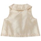 Girls Gold Fringe Skirt Set, 1, hi-res