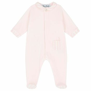 Baby Girls Pink Babygrow