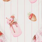 Girls White & Pink Milk Shake Swimsuit, 1, hi-res