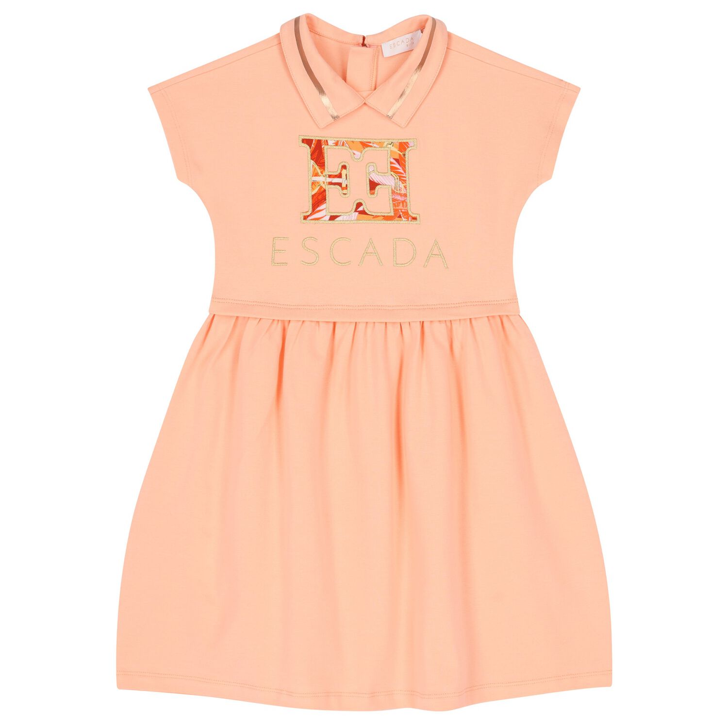 فستان بنات بالشعار باللون وردي , 2, hi-res image number null