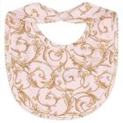 Baby Girls Pink & Gold Babygrow Gift Set (3 Piece), 2, hi-res