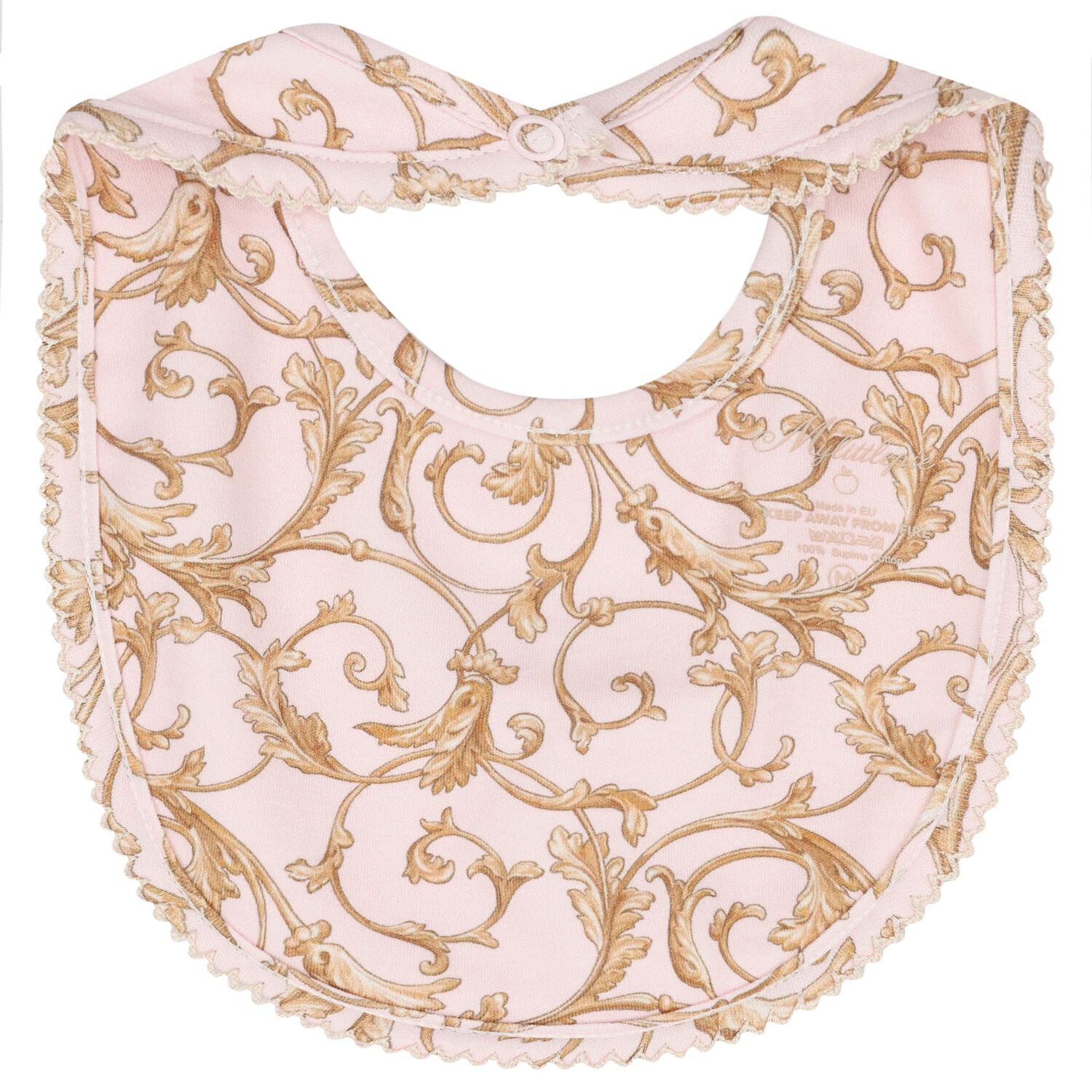 Baby Girls Pink & Gold Babygrow Gift Set (3 Piece), 2, hi-res