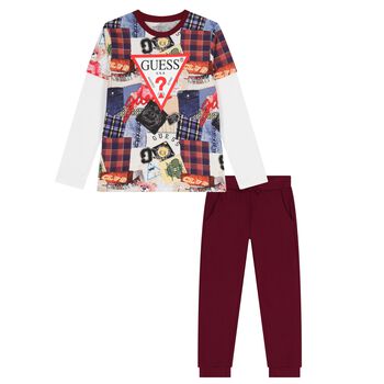 Boys Multi-Coloured Logo Tracksuit