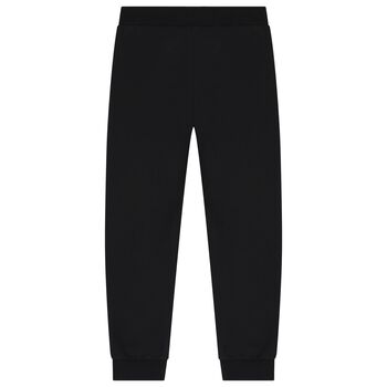 Boys Black Logo Joggers