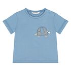 طقم من الشورت  للأطفال الاولاد باللون الابيض والازرق (2 قطعه), 1, hi-res