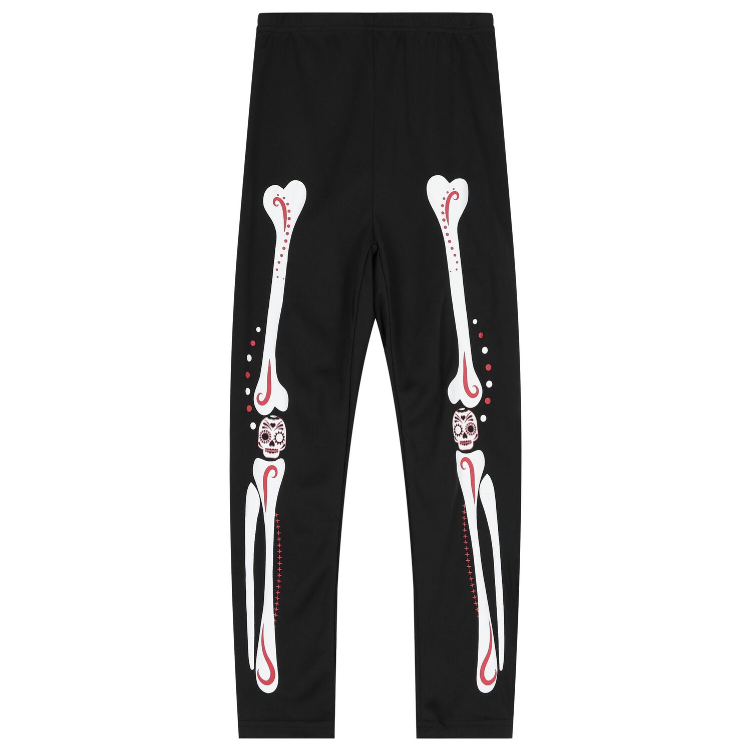 Girls Black Halloween Dia De Los Muertos Costume, 1, hi-res image number null