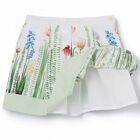 Girls White Floral Skirt, 1, hi-res