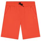 Boys Orange Shorts, 1, hi-res
