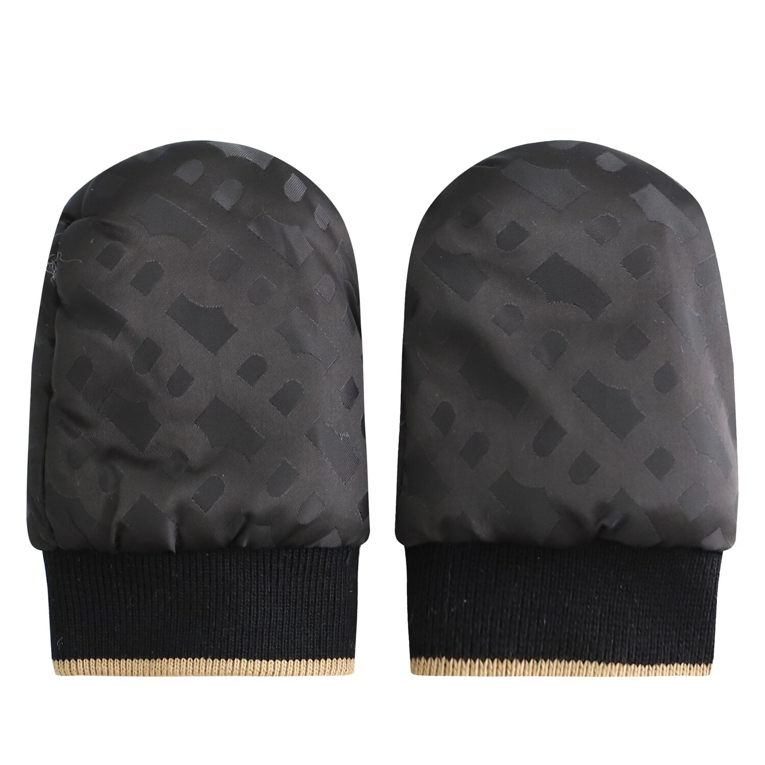 بدلة ثلج أولاد بالشعار باللون الأسود, 1, hi-res