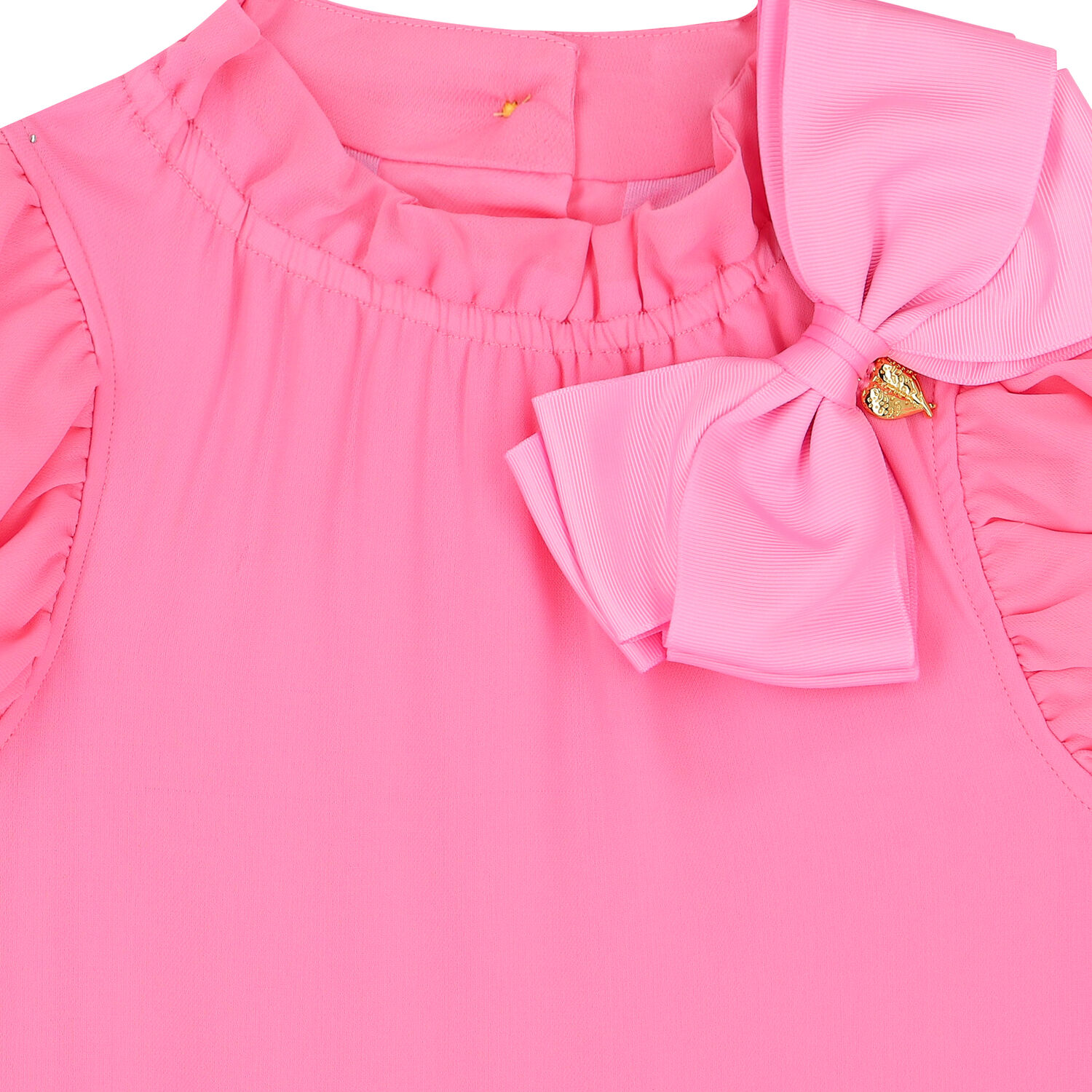 فستان بفيونكة باللون الابيض , 4, hi-res