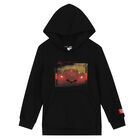 توب هودي بالشعار باللون الأسود للأولاد, 1, hi-res