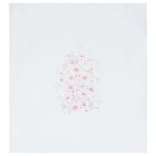 بطانية بنات بطبعة باللون الأبيض, 1, hi-res