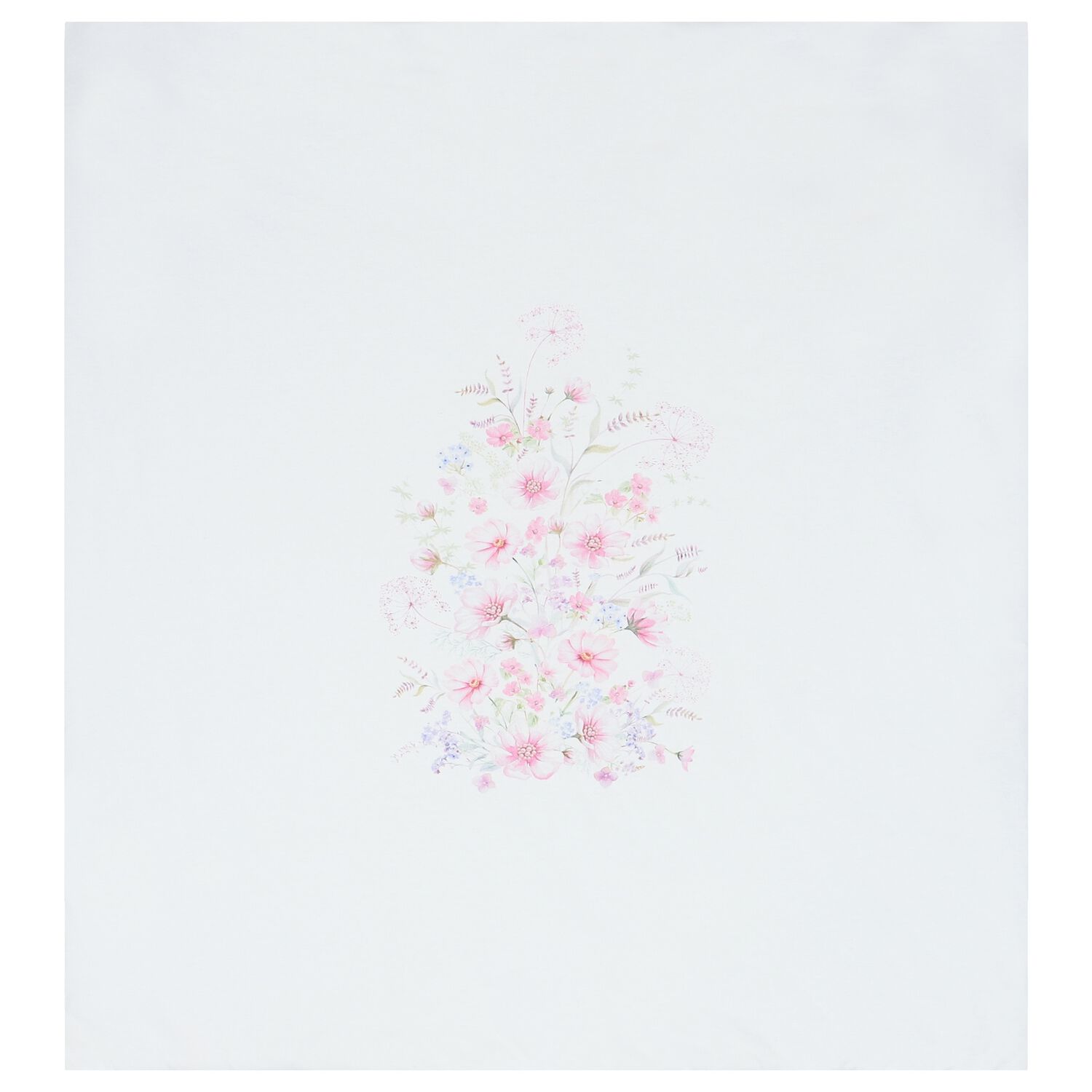 بطانية بنات بطبعة باللون الأبيض, 1, hi-res image number null