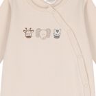 Beige & White Animals Babygrows ( 2-Pack ), 2, hi-res