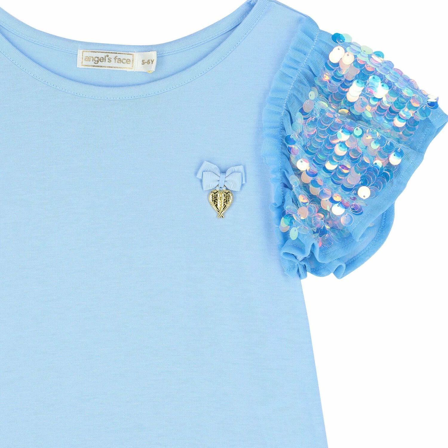 توب بالترتر باللون الأرجواني للبنات , 5, hi-res