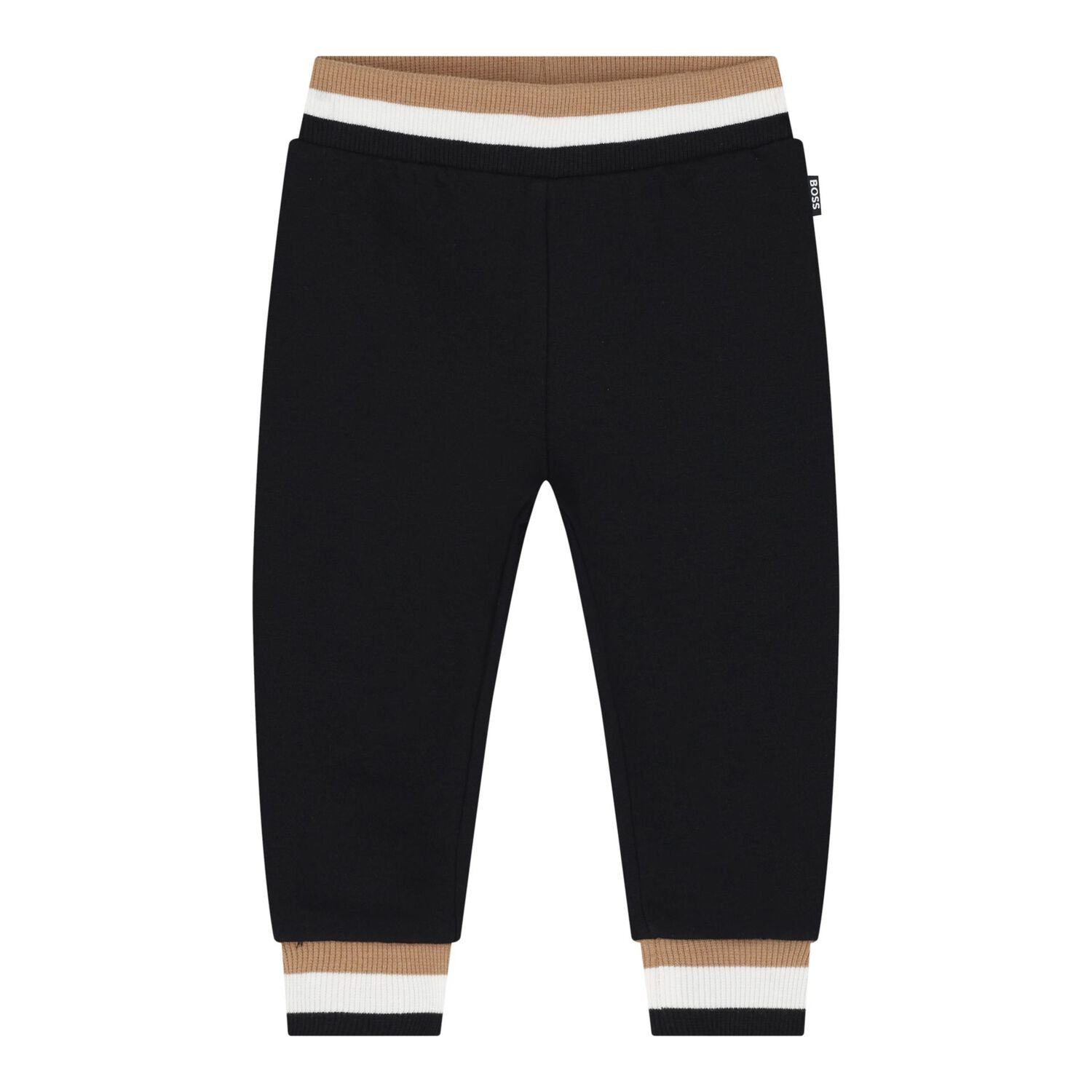 Baby Boys Black & White Logo Tracksuit Gift Set, 2, hi-res