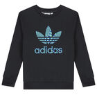 بدلة رياضية بشعار تريفويل باللون الأسود, 1, hi-res