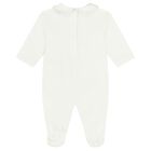 Baby Boys White & Blue Paisley Babygrow Gift Set, 1, hi-res