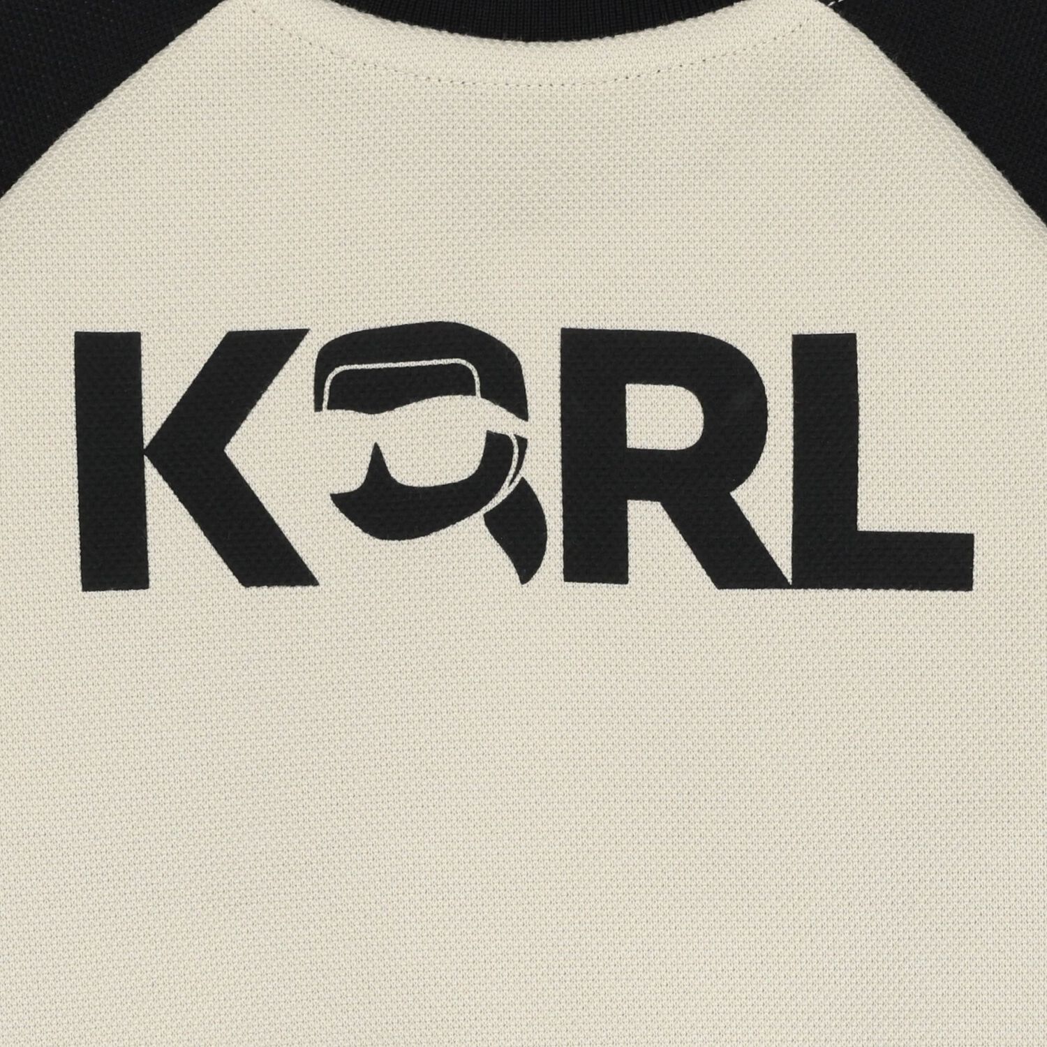 Younger Boys Black, Beige & White Logo Tracksuit Set, 1, hi-res