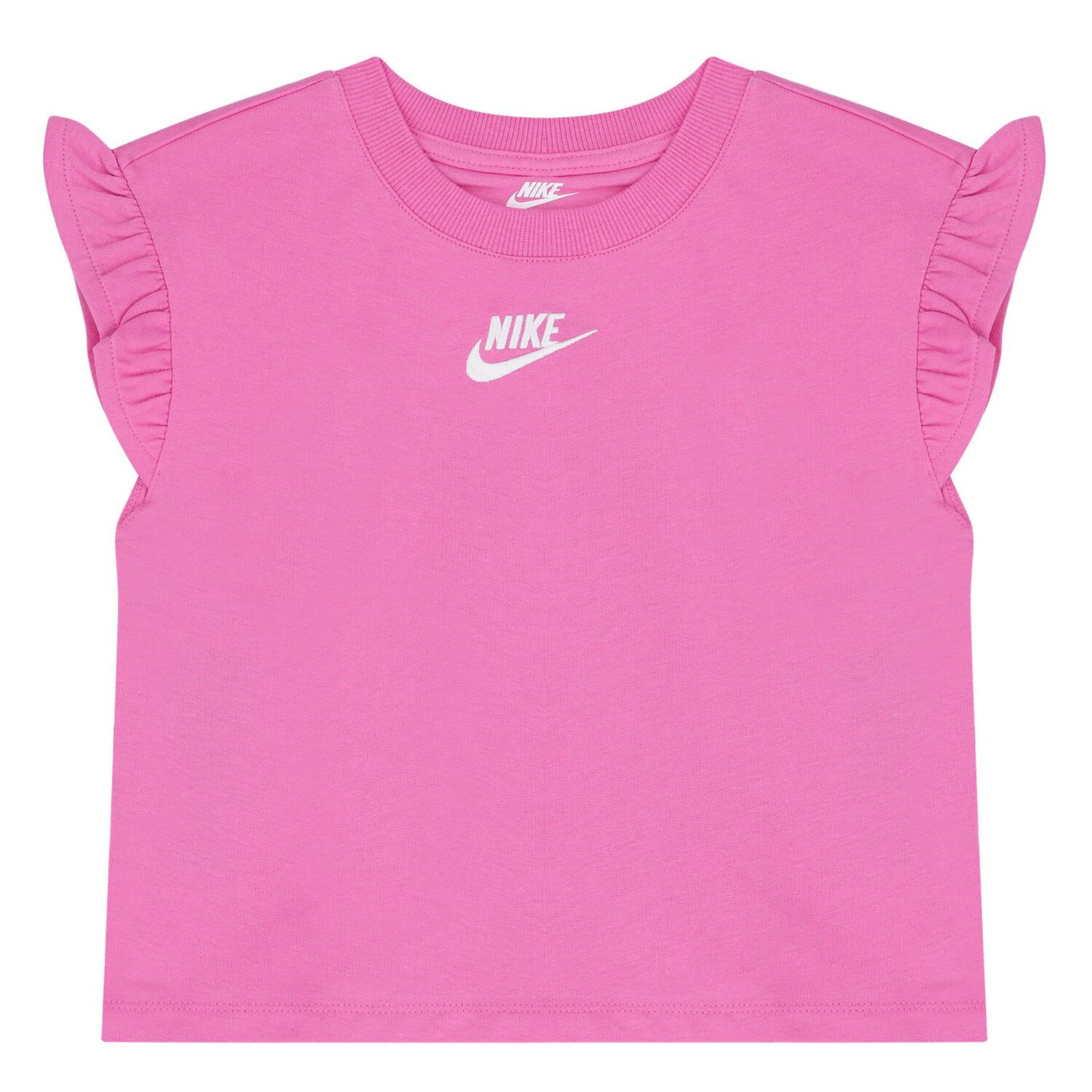 مجموعة شورتات شعار باللون وردي للبنات, 1, hi-res