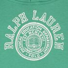 Boys Green Jersey Varsity Logo Hoodie, 1, hi-res