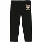 Girls Ivory & Black Leggings Set, 1, hi-res